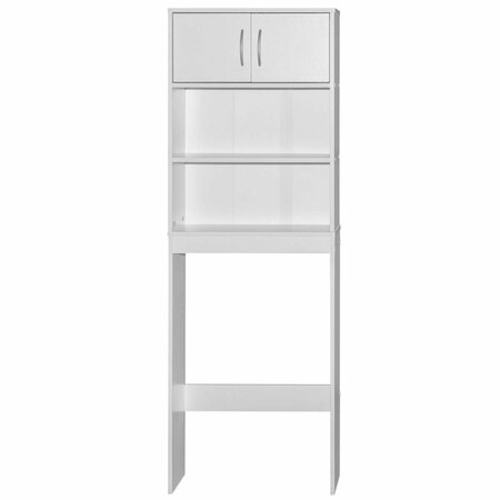 BETTER HOME PRODUCTS Ace Over-The-Toilet Storage Rack, White 3416-ACE-WHT